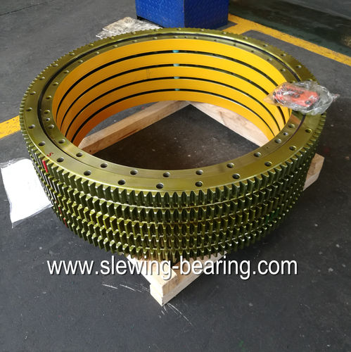 External-toothed slewing bearing - 01 - XUZHOU FENGHE SLEWING BEARING CO.,LTD - internal-toothed / without teeth / ball bearing