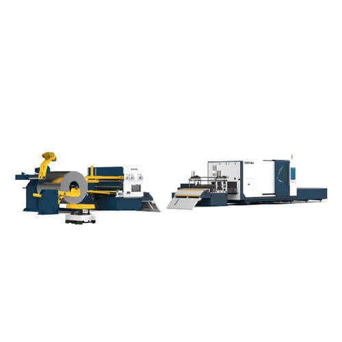 Fiber laser cutting machine - SF1503CH - Jinan Senfeng Laser Technology Co. Ltd. - for aluminum / for thin sheet metal / coil