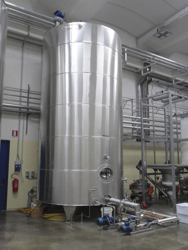 Storage tank - TECHNOSILOS - for liquids / stainless steel / aluminum