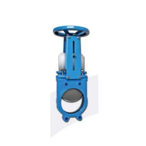 Knife gate valve - PS series  - BLUCAST - with handwheel / flow control / for water