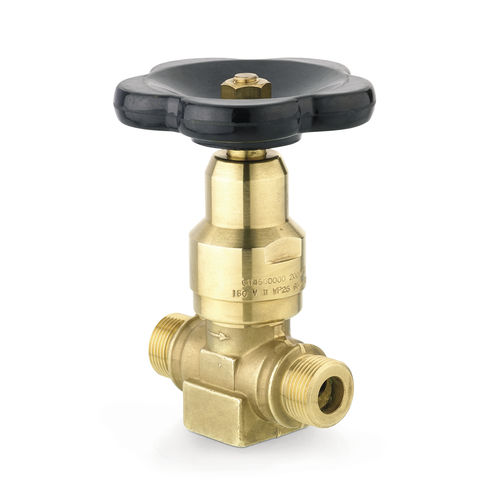 Valve with handwheel - C14 series - Rotarex - for oxygen / for inert gases / male-male