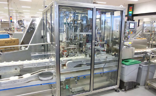 Alcoholic beverage filling machine - SACMO - for glass bottles / can / for the cosmetics industry