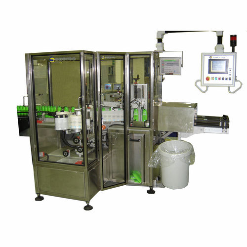 Double-sided labeller - EDF 100 - SACMO - PLC-controlled / for bottles