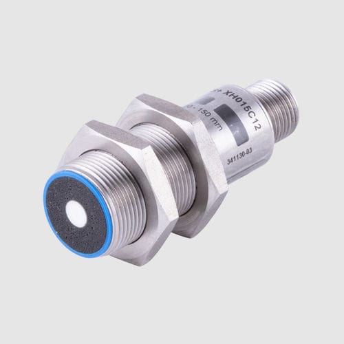 Cylindrical distance sensor - MidS+/B 015 - Midatec - ultrasonic / digital / M12 connector
