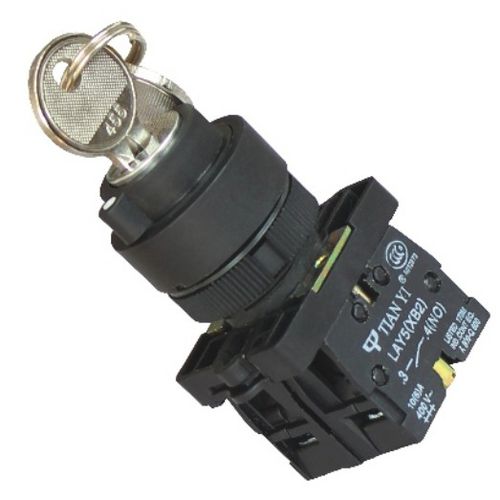 Key lock switch - LAY5 series - Shanghai Tianyi Electric Co., Ltd. - panel-mount
