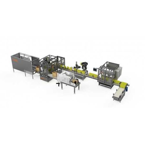 Jerrycan filling and packaging line - JFL-A - impac Engineering ltd. - automatic