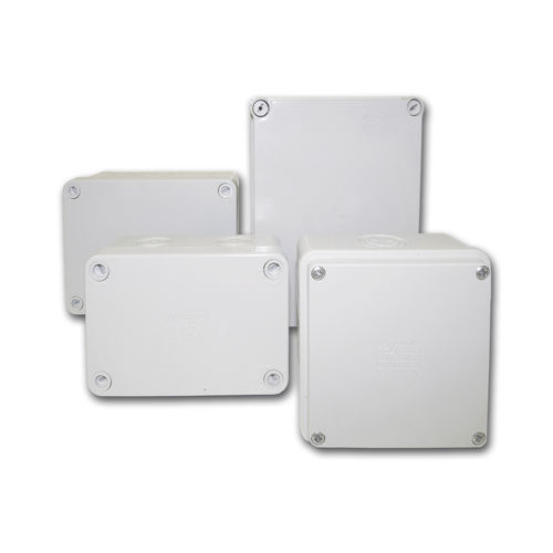 Watertight junction box - courbi - wall-mounted / flame-retardant / impact-resistant