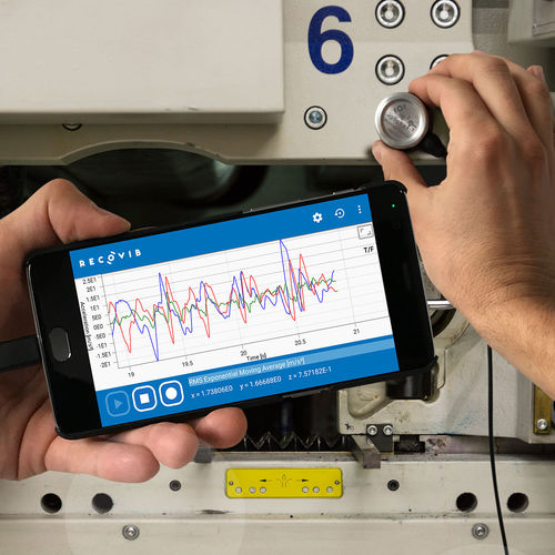 Dynamic vibration sensor - Recovib FEEL - Micromega Dynamics - electronic / MEMS / magnetic
