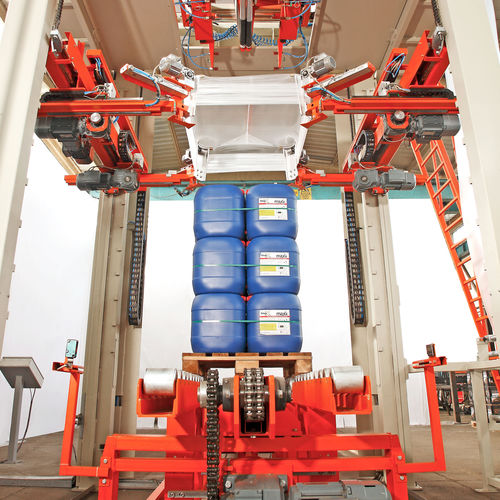 Stretch film hooding machine - Keramik Makina Sanayi ve Ticaret A.Ş - automatic / vertical / modular