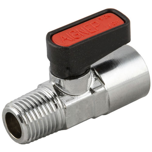 Male-female valve - 6310 - AIGNEP - ball / manual / for water