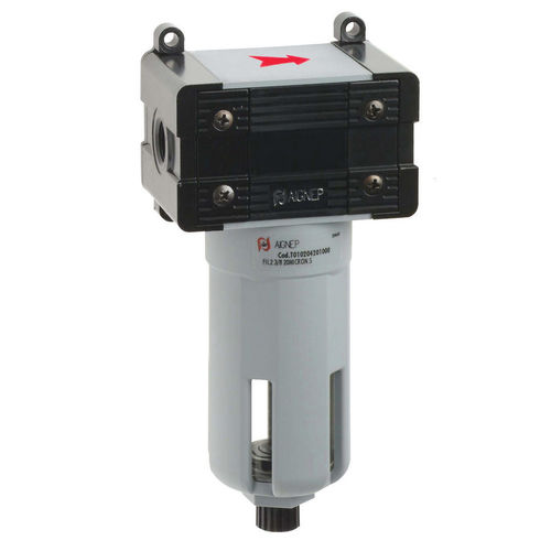 Cartridge filter housing - T015 series - AIGNEP - for compressed air / plastic