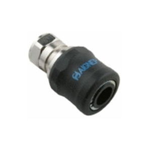 Security fitting - 652  - AIGNEP - for compressed air / quick / technopolymer