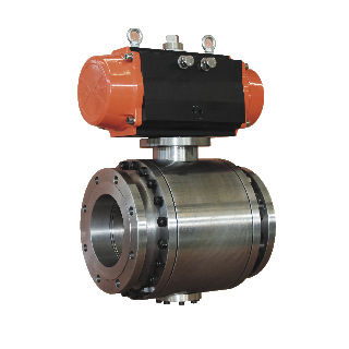 Ball valve - RP-500Y - ROPO GmbH - pneumatic / electric / for control