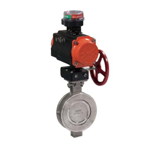 Butterfly valve - RP-910 - ROPO GmbH - manual / pneumatic / electro-hydraulic