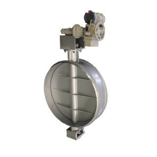 Butterfly valve - RP-950 - ROPO GmbH - with handwheel / pneumatic / electrically-actuated