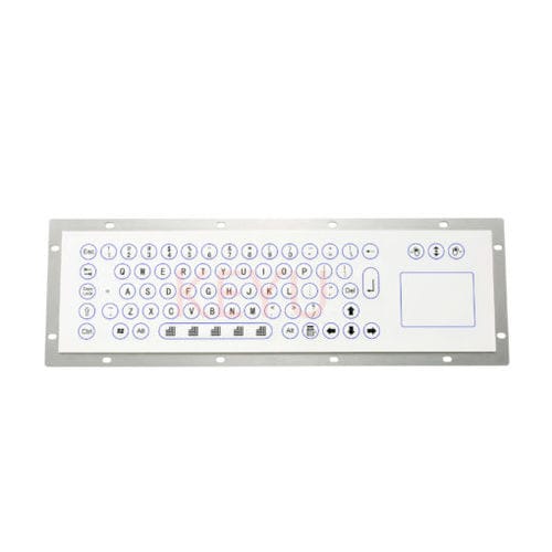 Medical keyboard - KY-UT385 - Shenzhen KEYU Co., Ltd  - panel-mount / with mechanical keys / with 3 mouse keys