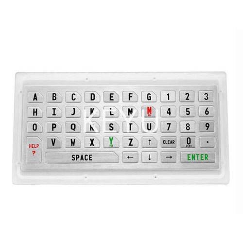 Industrial keyboard - KY-PC-K - Shenzhen KEYU Co., Ltd  - panel-mount / with mechanical keys / for self-service information kiosk