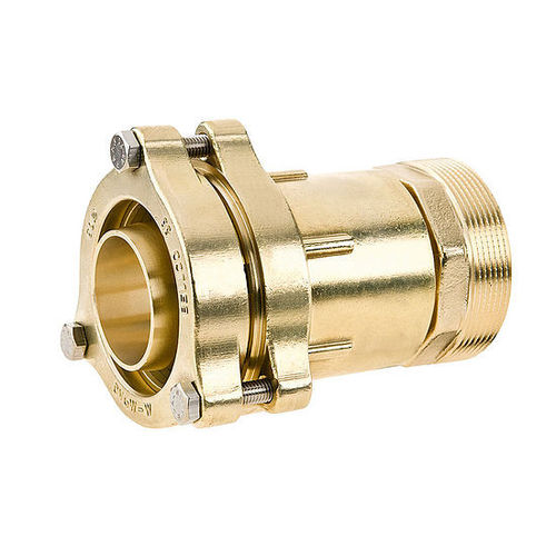 Flange fitting - 66012F - BEULCO GmbH & Co. KG - hydraulic / quick / brass