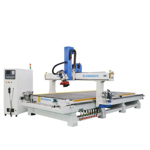 CNC router - ELECNC-2040 - Jinan Blue Elephant CNC Machinery Co.,Ltd - 4-axis / 1-spindle / wood