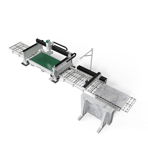 CNC bridge saw - QX3400-5X-LP - Jinan Blue Elephant CNC Machinery Co.,Ltd - 5-axis / for stone / for marble