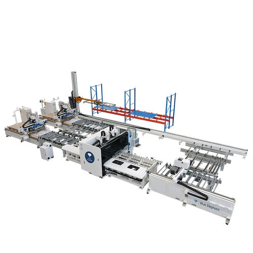 CNC machining line - ET7.2 - Jinan Blue Elephant CNC Machinery Co.,Ltd - for wooden furniture / drilling / cutting