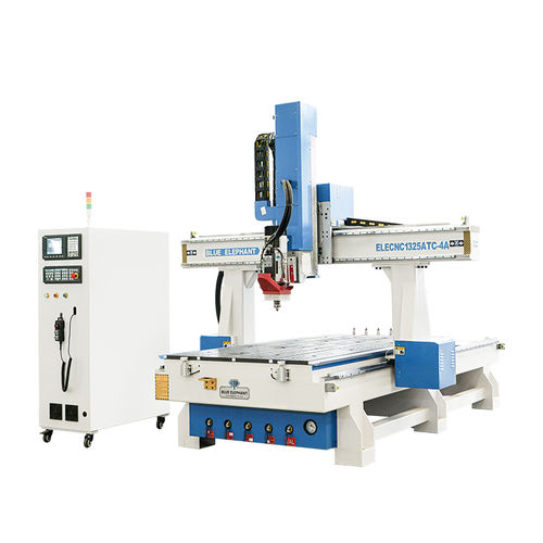 Automatic router - ELECNC1325ATC-4A - Jinan Blue Elephant CNC Machinery Co.,Ltd - 4-axis / 1-spindle / for wood
