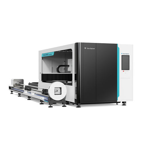 Fiber laser cutting machine - 1530SL6T - Jinan Blue Elephant CNC Machinery Co.,Ltd - for metal / sheet metal / tube