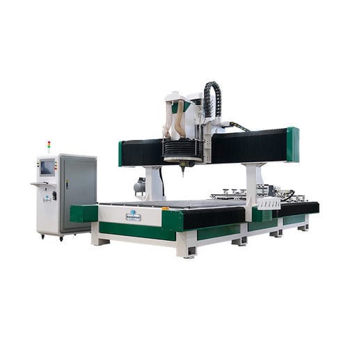 5-axis machining center - EW3-2040 - Jinan Blue Elephant CNC Machinery Co.,Ltd - vertical / for wood / for PVC