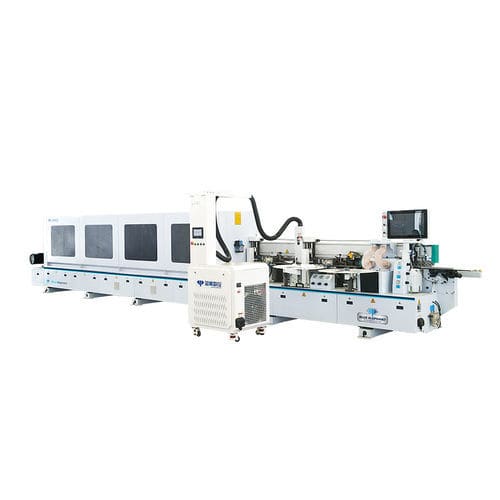 Fully-automatic edge-banding machine - E-80L - Jinan Blue Elephant CNC Machinery Co.,Ltd - for wood / for panels / for furniture
