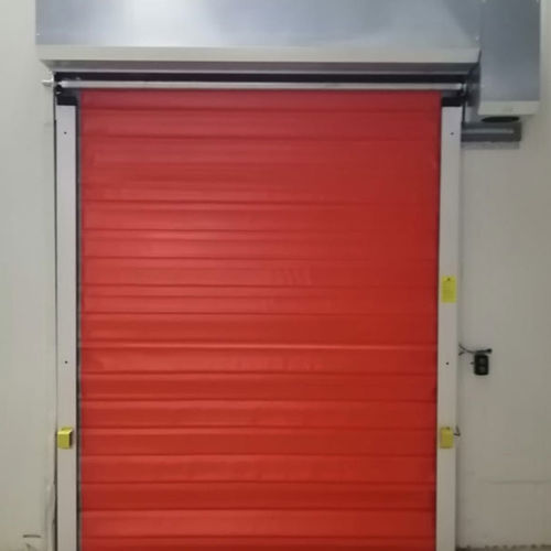 Roll up door - iCat® - Rsa kapi LTD - anodized aluminum / PVC / indoor