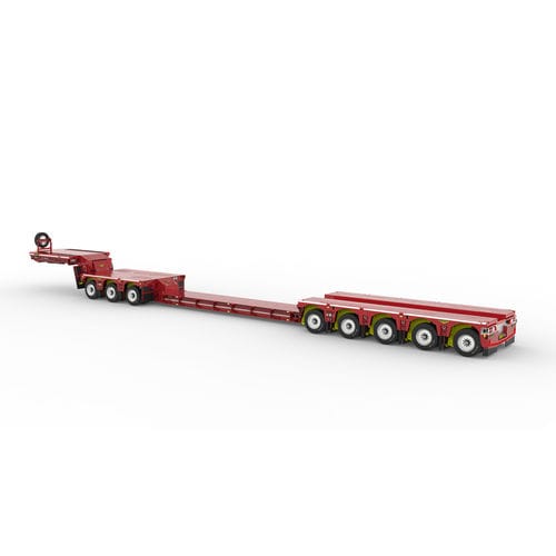 Construction trailer - Broshuis BV - 8-axle / towed / off-road