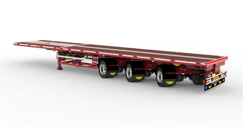 Air-suspension semi-trailer - Broshuis BV - for industrial materials / 3-axle / towed