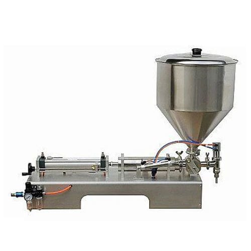 Paste filling machine - DG - Shandong Dongtai Machinery Manufacturing Co., Ltd. - semi-automatic / bottle / container