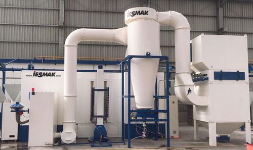 Fast color changing powder coating booth - İSTANBUL ELECTROSTATICS