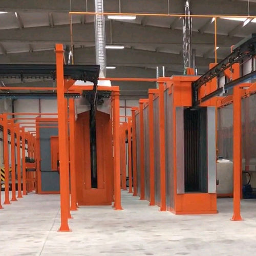 Tunnel oven - İSTANBUL ELECTROSTATICS - curing / horizontal / for aluminum