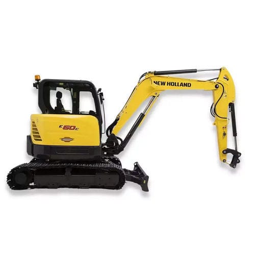 Midi excavator - E60C - New Holland - crawler / Tier 4 - final / construction