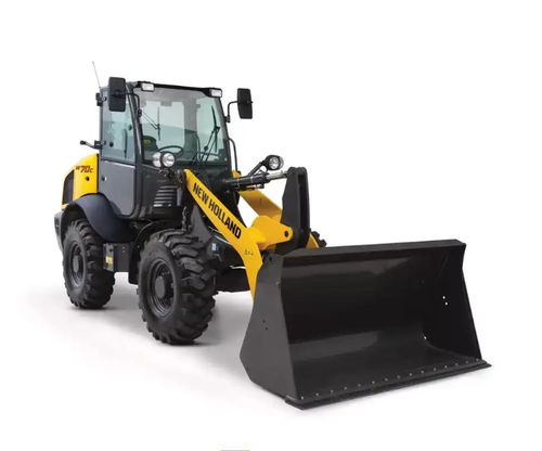 Tractor-mounted loader - W70C - New Holland - compact