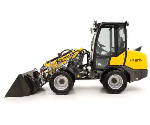 Rubber-tired loader - ML27 T - New Holland - articulated / telescopic / compact