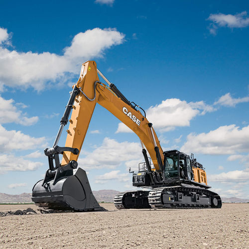 Medium excavator - CX750D - Case - crawler / diesel / Tier 4 - final