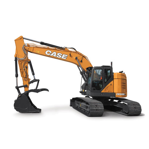 Medium excavator - CX245D SR - Case - crawler / Tier 4 - final / construction