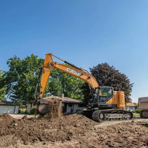 Medium excavator - CX365E SR - Case - crawler / diesel / construction