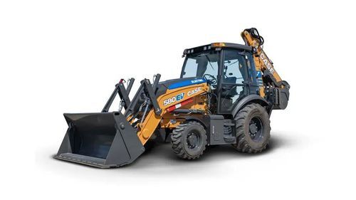 Rigid backhoe loader - 580EV - Case - electric