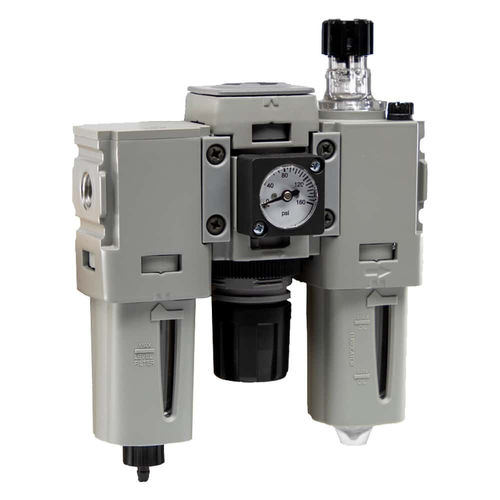 Air filter-regulator-lubricator - Parker Cylinder Division Europe - gas / particulate / oil