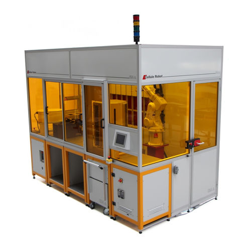 Robotic unloading cell - CLA robot cell - CLA Clinical Laboratory Automation SA - loading / measurement / for machining centers