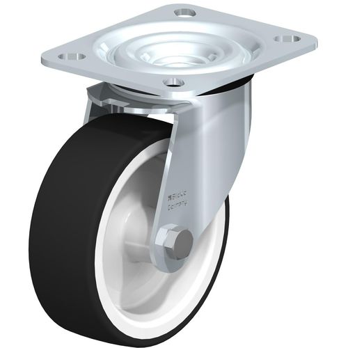 Swivel caster - L-POTH series - Blickle Räder+Rollen GmbH u. Co. KG - base plate / with ball bearing / low-noise