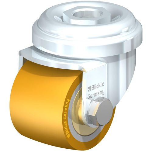 Swivel caster - VSTH series - Blickle Räder+Rollen GmbH u. Co. KG - rod / central hole fixing / non-marking
