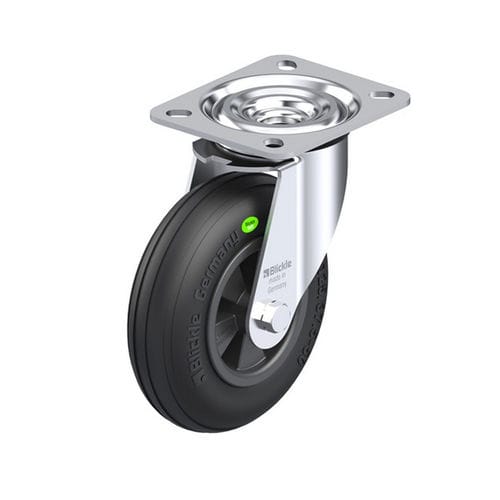 Swivel caster - L-VWPP series - Blickle Räder+Rollen GmbH u. Co. KG - base plate / with ball bearing / low-noise