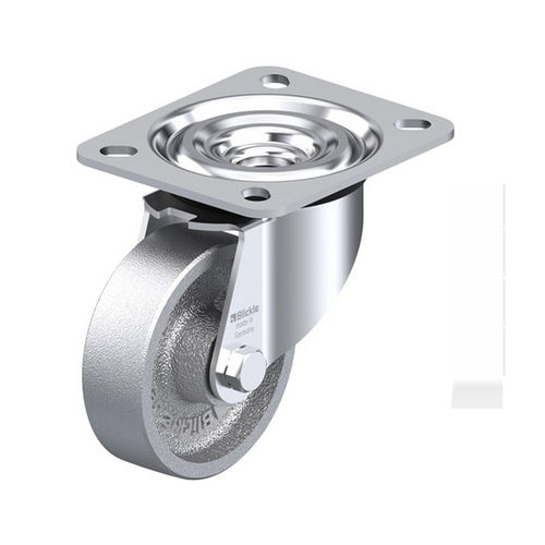 Swivel caster - L-G series - Blickle Räder+Rollen GmbH u. Co. KG - base plate / with ball bearing / monobloc