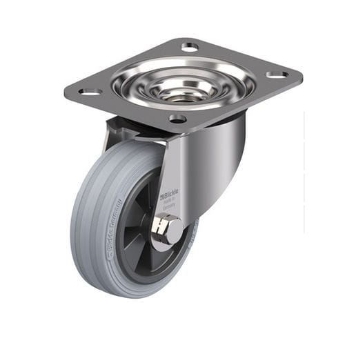 Swivel caster - LEX-VPP series - Blickle Räder+Rollen GmbH u. Co. KG - base plate / with ball bearing / rubber
