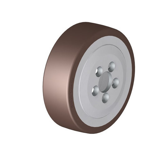 Wheel with solid tire - R series - Blickle Räder+Rollen GmbH u. Co. KG - cast iron / low-noise